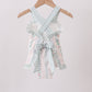 Bow Floral Applique Bubble