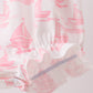 Pink Sailboat Embroidered Bubble