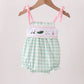 Green Golf Embroidered Bubble