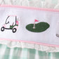 Green Golf Embroidered Bubble