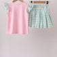 Green Golf Embroidered Skorts Set