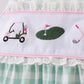 Green Golf Embroidered Ruffle Set