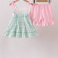 Green Golf Embroidered Ruffle Set