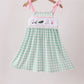 Green Golf Embroidered Dress