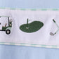 Green Golf Embroidered Gingham Set