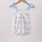 Blue Floral Bubble