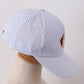 Puppy Embroidered Seersucker Cap