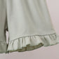 Camo Hunting Embroidered Ruffle Shorts Set