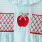 Blue Apple Smocked Ruffle Shorts Set