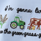 Blue Farm Embroidered Bubble