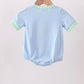 Blue Farm Embroidered Bubble
