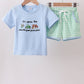 Blue Farm Embroidered Set
