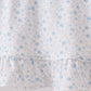 Blue Floral Smocked Ruffle Bloomer Set