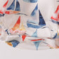 Blue Sailboat Smocked Bubble