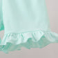 Rainbow Stripe Ruffle Set