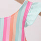 Rainbow Stripe UPF Swim One-Piece