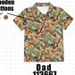 Camo Wildlife Embroidered Dad&me Button Down Shirt