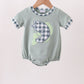 Green Fish Applique Bubble
