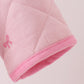 Pink corduroy bow embroidery ruffle jacket
