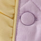 Purple corduroy bow embroidery ruffle jacket