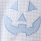 Blue Jack-O-Lantern  Applique Bubble