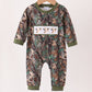 Camouflage Mallard Embroidery Romper