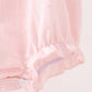 Pink Castle Embroidery Jacquard Bubble