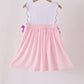 Pink Puppy Pumpkin Applique Dress