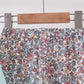 Blue Floral Bow Applique Pants Set