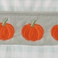 Sage pumpkin embroidery gingham jon jon