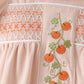 Khaki Pumpkin Smocked Ruffle Bubble