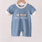Blue Hallo Fall Y'ALL Pumpkin Romper