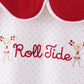 Red Alabama Roll Tide Embroidery Skorts Set