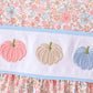 Pink Pumpkin Floral Embroidery Bloomer Set