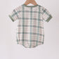 Green Pumpkin Embroidery Plaid Bubble