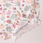 Pink pumpkin bow applique bloomer set