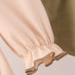 Khaki floral smocked bloomer set