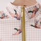 Khaki Duck Print Gingham Pullover
