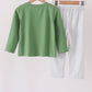 Green tools embroidery pants set