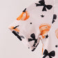 Bow pumpkin bamboo romper
