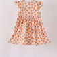 Pumpkin Bow Ruffle Dress
