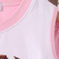 Pink football sequin skorts set