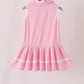 Pink football sequin dress