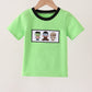 Green embroidery top