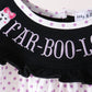Black Ghost Embroidery Bloomer Set