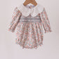 Floral smocked lace bubble