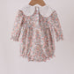 Floral smocked lace bubble