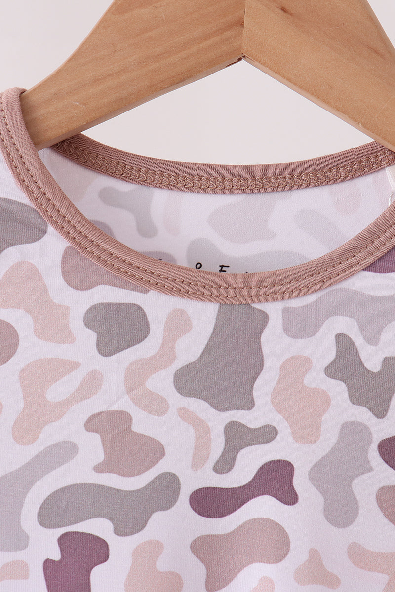 Camouflage bamboo pants set