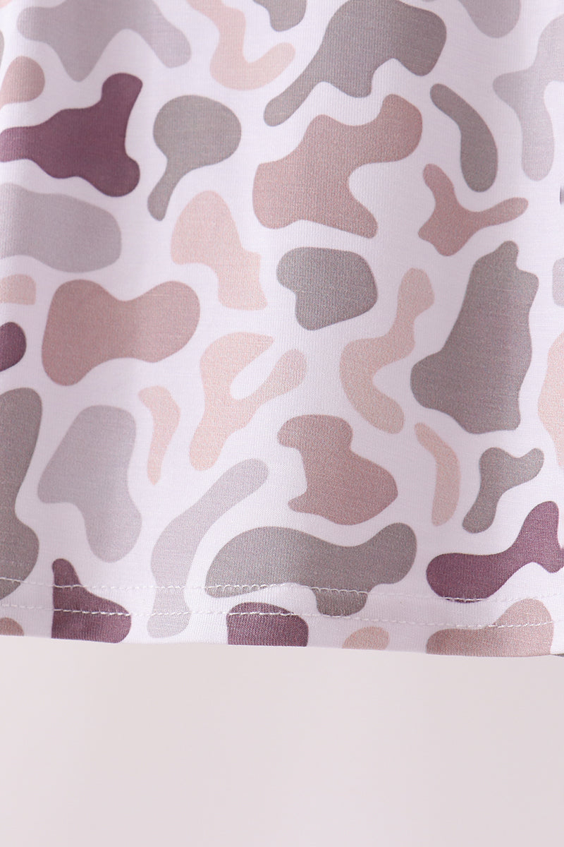 Camouflage bamboo pants set
