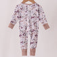 Camouflage bamboo romper